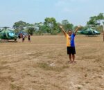Queimadas no Amazonas: helicópteros chegam para combater incêndios na Aldeia São Félix, em Autazes; veja
