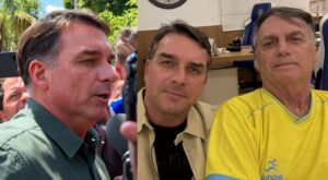 Flávio Bolsonaro faz 1ª visita a Jair Bolsonaro desde recuo do STF e se emociona ao reencontrar o pai; vídeo