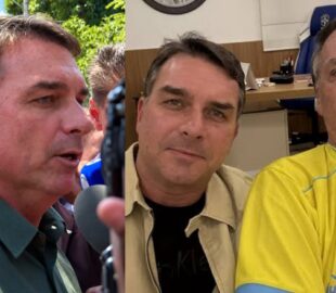 Flávio Bolsonaro faz 1ª visita a Jair Bolsonaro desde suspensão do STF e se emociona ao reencontrar o pai; vídeo