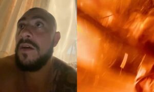 Vídeo chocante: brasileiro filma momento em que míssil russo atinge prédio onde estava na Ucrânia; veja