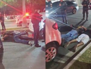 Urgente: trio suspeito de fazer arrastões na Ponta Negra é preso prestes a invadir condomínio de luxo em Manaus