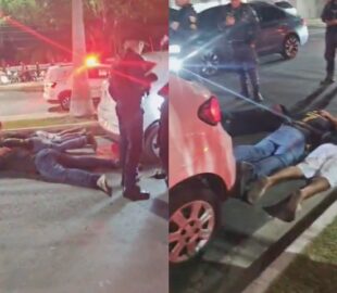 Urgente: trio suspeito de fazer arrastões na Ponta Negra é preso prestes a invadir condomínio de luxo em Manaus