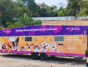 Unidade móvel Caramelo da prefeitura inicia cirurgias de cães e gatos no bairro São José Operário