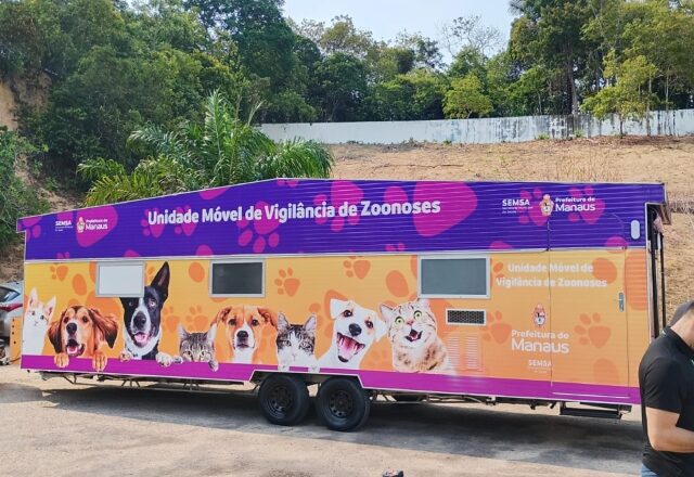 Unidade móvel Caramelo da prefeitura inicia cirurgias de cães e gatos no bairro São José Operário