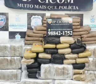 PM apreende 198 tabletes de skunk escondidos em caminhão na Zona Leste de Manaus