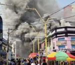 Urgente: incêndio atinge lojas no Centro de Manaus; veja vídeo
