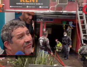 Agora: dono do restaurante El Shaday se pronuncia após incêndio que atingiu lojas no Centro de Manaus; veja vídeo