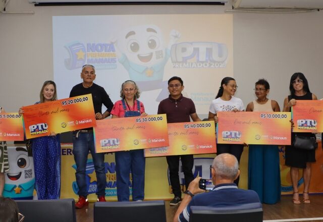 Prefeitura de Manaus entrega prêmios a contribuintes sorteados no sétimo sorteio do IPTU Premiado 2026
