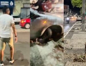 Motorista tenta fugir após atropelar e deixar fisioterapeuta agonizando; veja vídeo