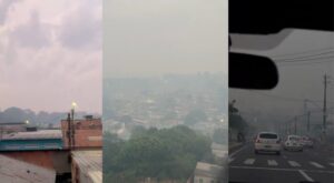 O pior ar do Mundo: fumaça em Manaus deixa qualidade do ar ‘perigosa’ e supera em 59 vezes recomendação da OMS