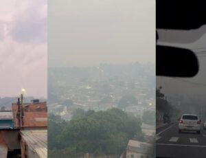 O pior ar do Mundo: fumaça em Manaus deixa qualidade do ar 'perigosa' e supera em 59 vezes recomendação da OMS