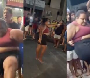 Vulgo ‘Pequena Rasputia’ espanca mulher enquanto população aplaude o espetáculo de horror; veja vídeo