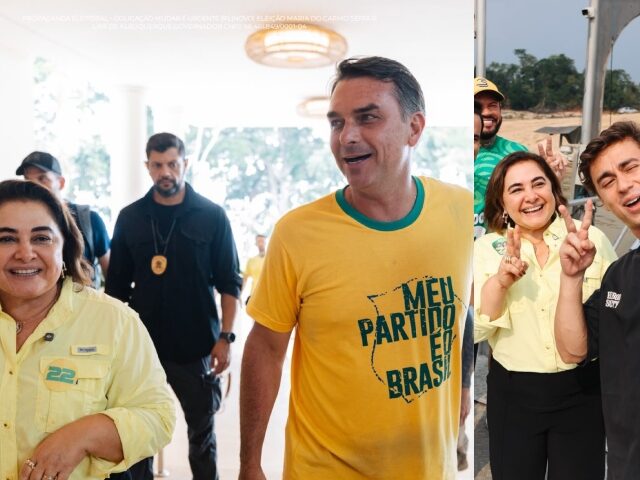 Flávio Bolsonaro e Nikolas Ferreira desembarcam em Manaus para maior ato da direita no Norte e colocam Amazonas no centro da virada nacional