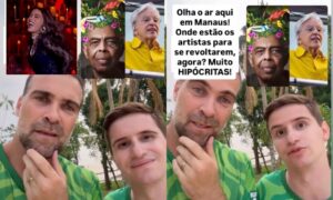 “Cadê a Anitta, Gilberto Gil e Caetano Veloso?”: Lucas Pavanato critica silêncio dos artistas do ‘Salve a Amazônia’ diante da fumaça que sufoca Manaus