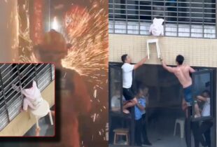 Fé na humanidade: Vizinhos fazem corrente humana e salvam menina pendurada no 12º andar de prédio; veja vídeo