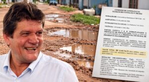 Empresa J & R Terraplanagem tem contrato de R$ 2,1 milhões, enquanto moradores denunciam ruas esburacadas em Presidente Figueiredo
