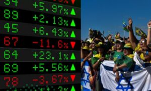 Ibovespa dispara e beira recorde histórico após pesquisa mostrar Flávio com 52% de votos válidos