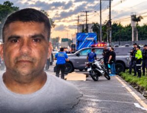 Exclusivo: veja imagens minutos após motociclista ser esmagado por caminhão na Torquato Tapajós; cenas fortes