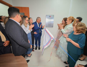 Presidente do TJAM, desembargador Jomar Fernandes, inaugura o novo Fórum de Justiça da Comarca de Boca do Acre