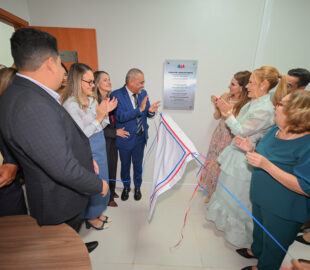 Presidente do TJAM, desembargador Jomar Fernandes, inaugura o novo Fórum de Justiça da Comarca de Boca do Acre