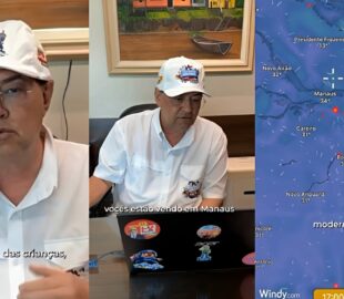 Senador Eduardo Braga apresenta ferramenta tecnológica que identifica focos de incêndio e direção da fumaça; veja vídeo