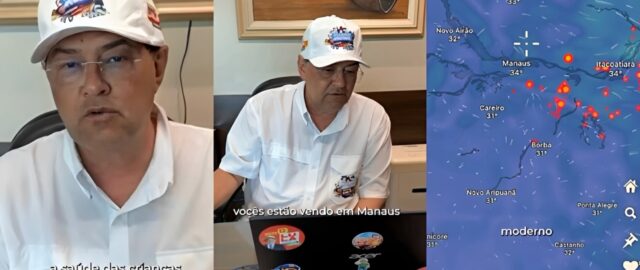 Senador Eduardo Braga apresenta ferramenta tecnológica que identifica focos de incêndio e direção da fumaça; veja vídeo