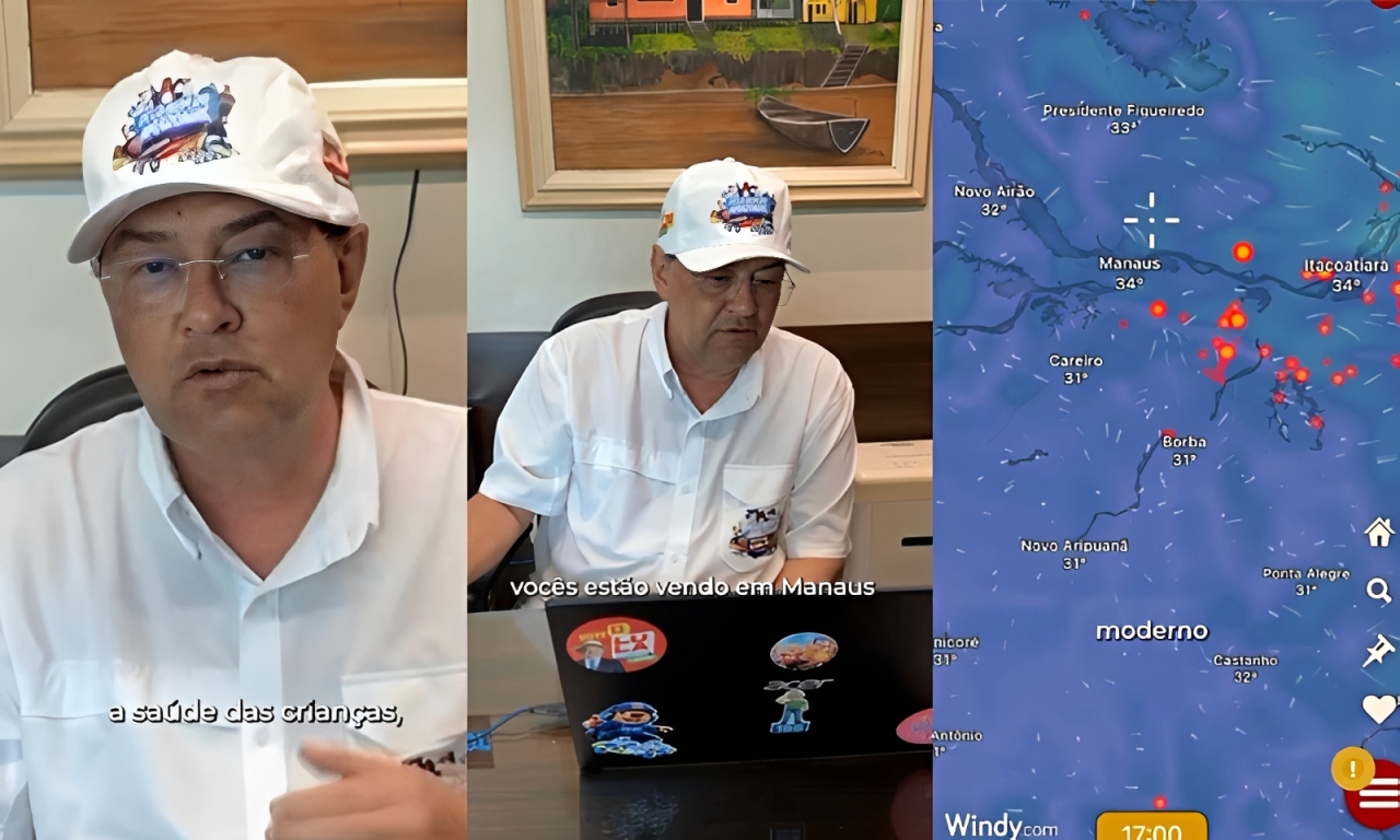 Senador Eduardo Braga apresenta ferramenta tecnológica que identifica focos de incêndio e direção da fumaça; veja vídeo