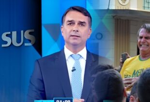 Durante debate da Globo, Flávio Bolsonaro destaca importância do SUS e relembra atendimento que salvou a vida de Jair Bolsonaro