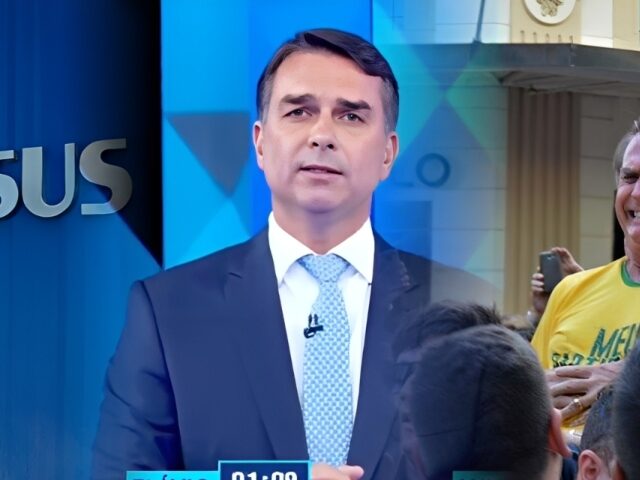 Durante debate da Globo, Flávio Bolsonaro destaca importância do SUS e relembra atendimento que salvou a vida de Jair Bolsonaro