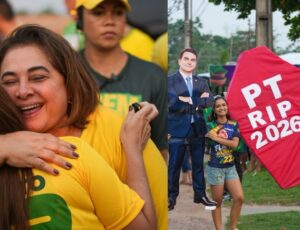 Professora Maria encerra campanha com ‘Onda 22’ e motocarreata em Manacapuru e eleitores comentam: “vem virada!”; veja vídeo