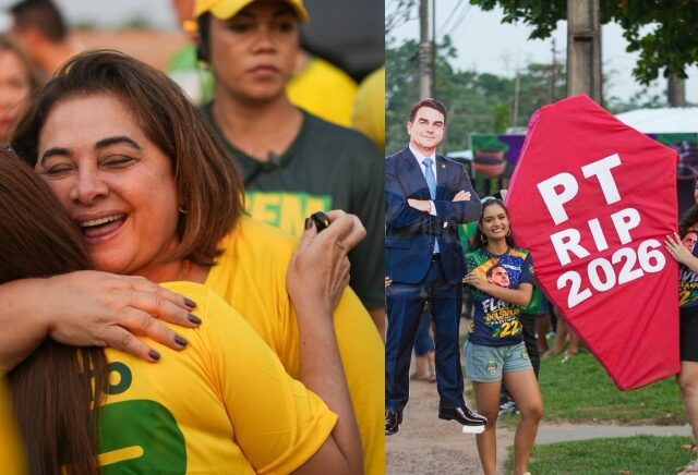 Professora Maria encerra campanha com ‘Onda 22’ e motocarreata em Manacapuru e eleitores comentam: “vem virada!”; veja vídeo