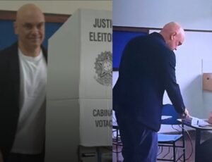 "Decidir o futuro do país": Ministro Alexandre de Moraes vota em São Paulo no 2º turno; veja vídeo