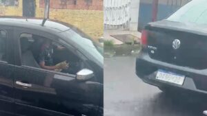 ‘Taradão’ é flagrado ‘batendo uma’ dentro de carro enquanto observava mulheres na Zona Leste de Manaus; veja vídeo
