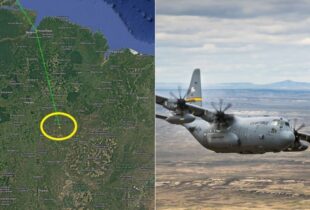 Avião militar dos EUA cruza o espaço aéreo do norte do Brasil e pousa no RJ; veja