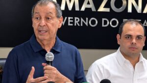“Quem vai coordenar sou eu”: Omar Aziz assume a linha de frente da transição de Governo em reunião com Roberto Cidade; veja vídeo